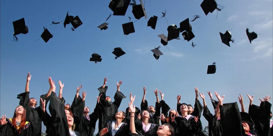 Students in India graduation